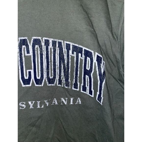 Vintage Amish Country Shirt Pennsylvania Green Tee 1990s VTG 90s Medium - Picture 4 of 9